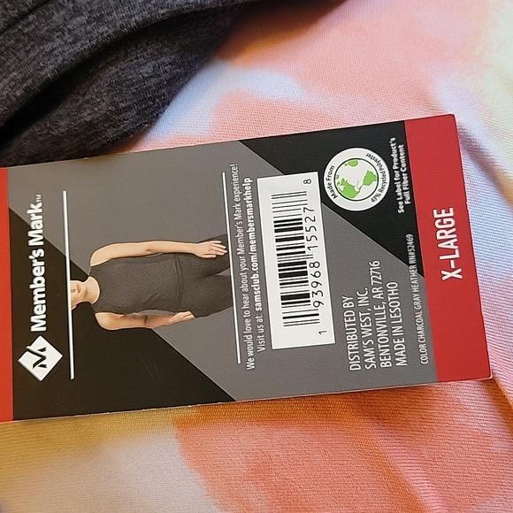NWT Soft Rib Tank Semi- Fitted Moisture Wicking - Picture 5 of 5